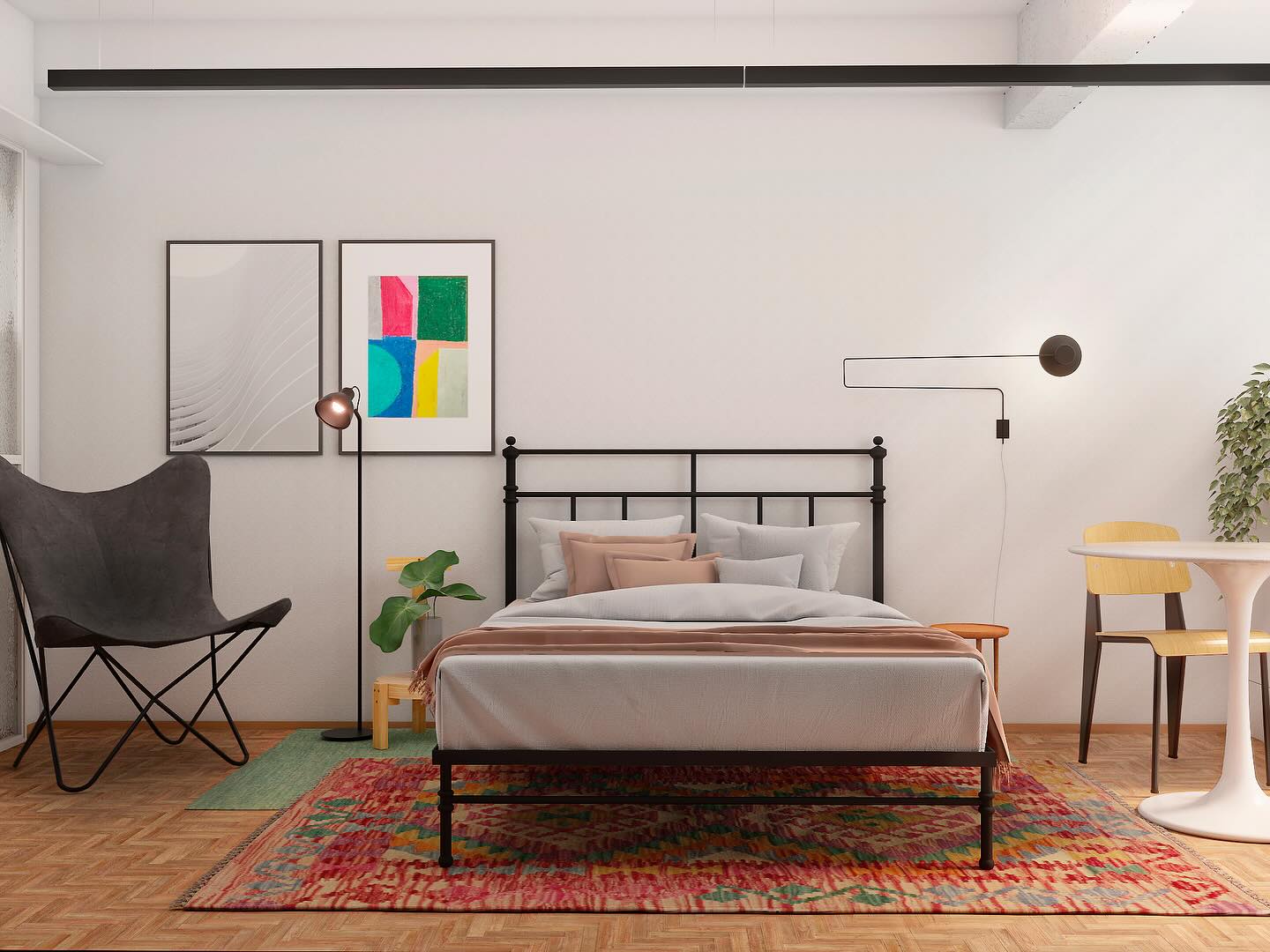 Interior do projeto Airbnb Copan